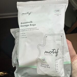 Breastmilk storage bags